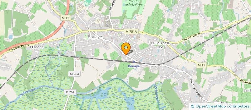 localisation de l'entreprise 538 073 099 à BOUAYE