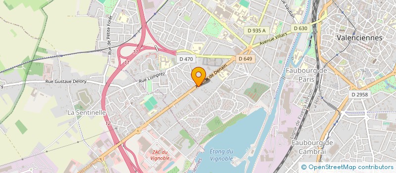 localisation de l'entreprise 538 075 359 à VALENCIENNES