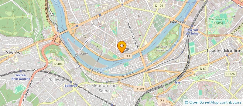 localisation de l'entreprise 538 077 439 à BOULOGNE-BILLANCOURT