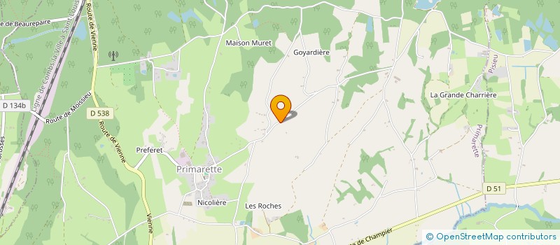 localisation de l'entreprise 538 094 400   PRIMARETTE