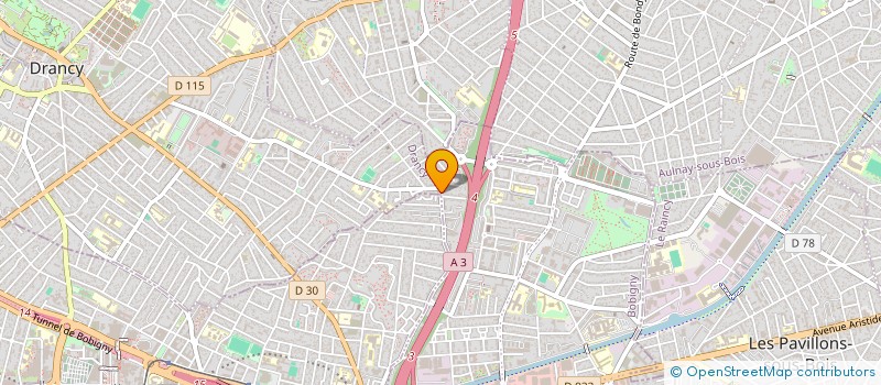 localisation de l'entreprise 538 100 637   DRANCY