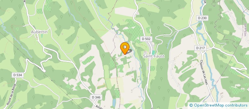 localisation de l'entreprise 538 127 846   SAINT-FAUST