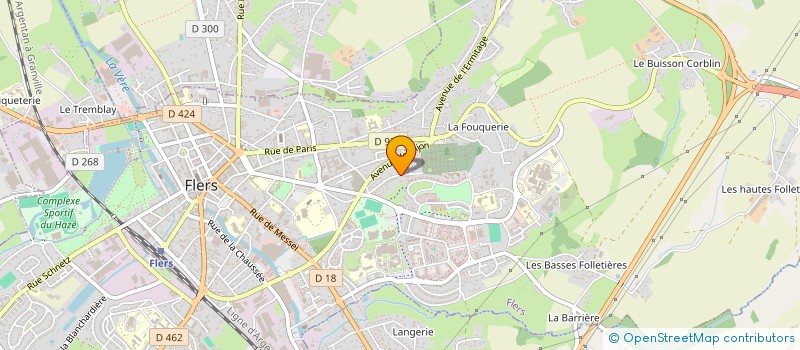 localisation de l'entreprise 538 154 790 à TINCHEBRAY-BOCAGE