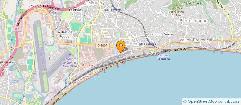 localisation de l'entreprise 538 168 857 à CANNES