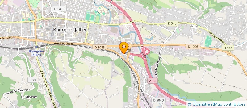 localisation de l'entreprise 538 174 855  à BOURGOIN-JALLIEU