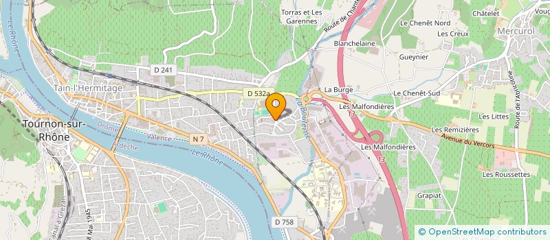 localisation de l'entreprise 538 177 940   CHANOS-CURSON