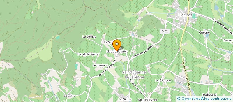 localisation de l'entreprise 538 196 882   SAINT-ETIENNE-LA-VARENNE