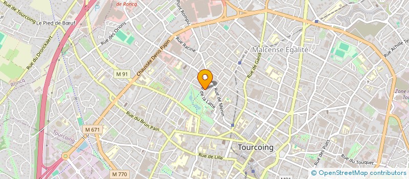 localisation de l'entreprise 538 240 409   TOURCOING