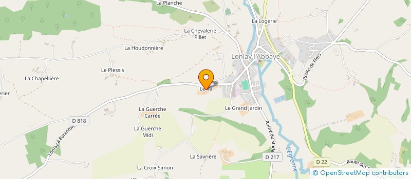 localisation de l'entreprise 538 290 289 à LONLAY-L'ABBAYE