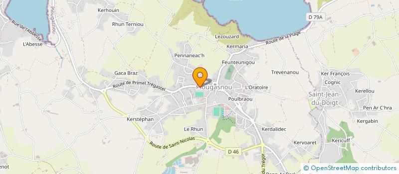 localisation de l'entreprise 538 323 023   PLOUGASNOU