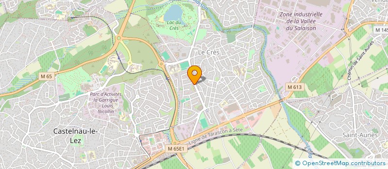 localisation de l'entreprise 538 337 171   LE CRES