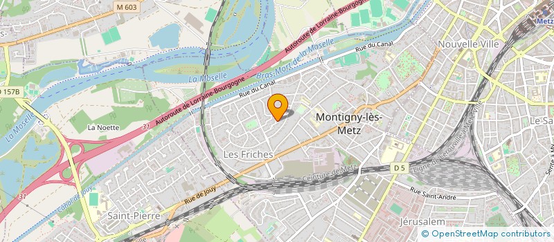 localisation de l'entreprise 538 342 106 à MONTIGNY-LES-METZ