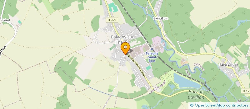 localisation de l'entreprise 538 350 943   BALAGNY-SUR-THERAIN