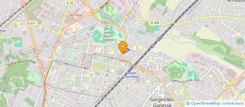 localisation de l'entreprise 538 355 306 à SARCELLES