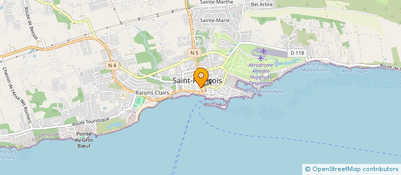 localisation de l'entreprise 538 393 976 à SAINT-FRANCOIS