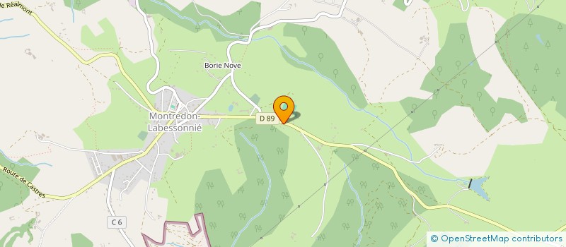 localisation de l'entreprise 538 396 664   MONTREDON-LABESSONNIE