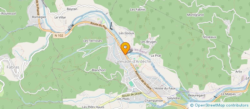 localisation de l'entreprise 538 404 252   LALEVADE-D'ARDECHE