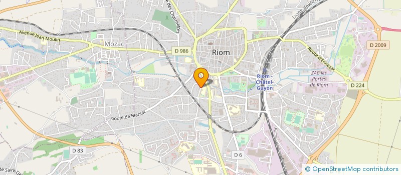 localisation de l'entreprise 538 415 191   RIOM