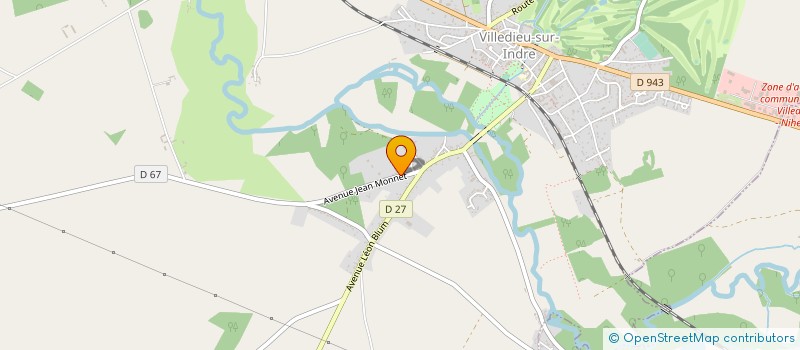 localisation de l'entreprise 538 428 947 à VILLEDIEU-SUR-INDRE