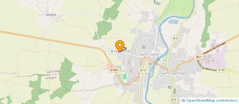 localisation de l'entreprise 538 432 899   SAINT-SAVIN