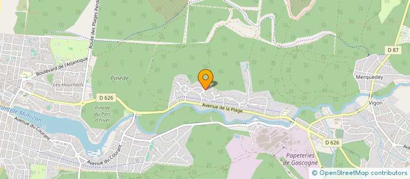 localisation de l'entreprise 538 433 806   MIMIZAN