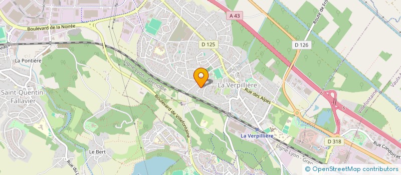 localisation de l'entreprise 538 436 148   LA VERPILLIERE