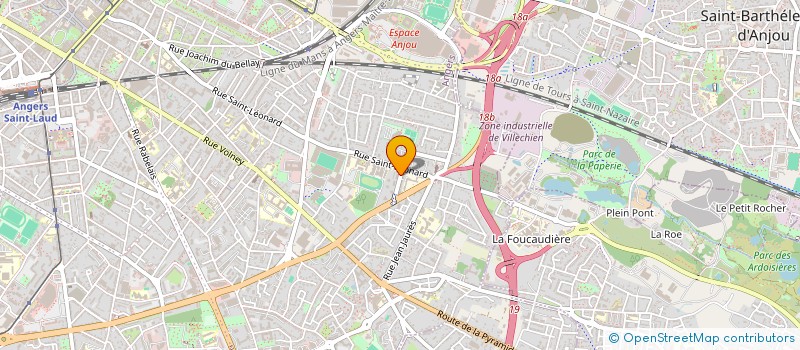 localisation de l'entreprise 538 448 457  à ANGERS