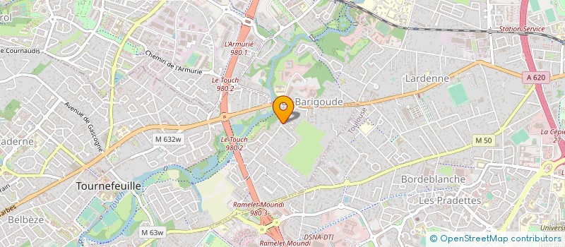 localisation de l'entreprise 538 464 033   TOURNEFEUILLE