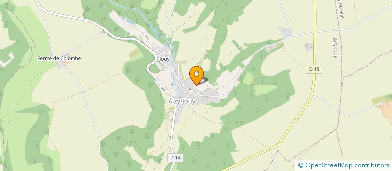 localisation de l'entreprise 538 479 346 à AIZY-JOUY
