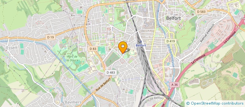 localisation de l'entreprise 538 497 611 à BAVILLIERS