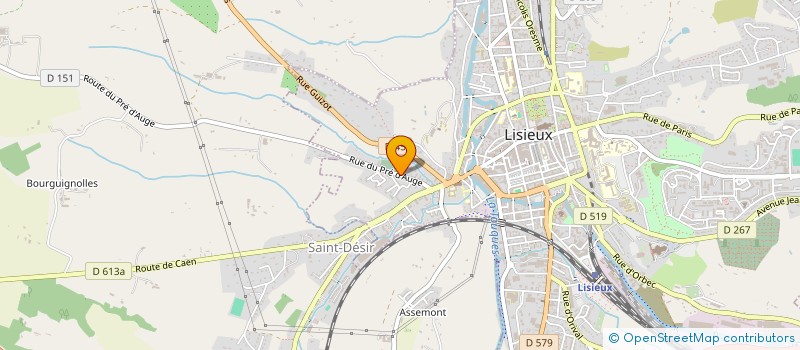 localisation de l'entreprise 538 497 652   LISIEUX