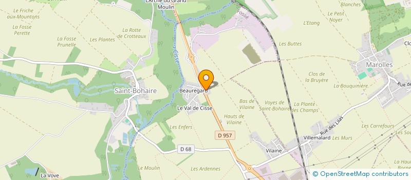 localisation de l'entreprise 538 517 814   VILLEBAROU