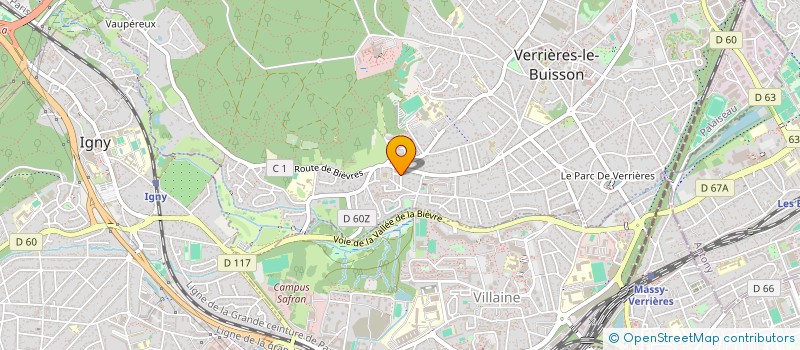 localisation de l'entreprise 538 540 311   VERRIERES-LE-BUISSON