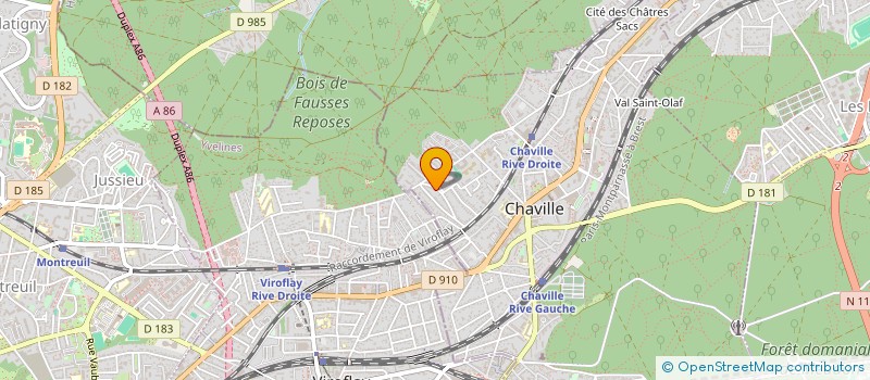 localisation de l'entreprise 538 567 462 à CHAVILLE