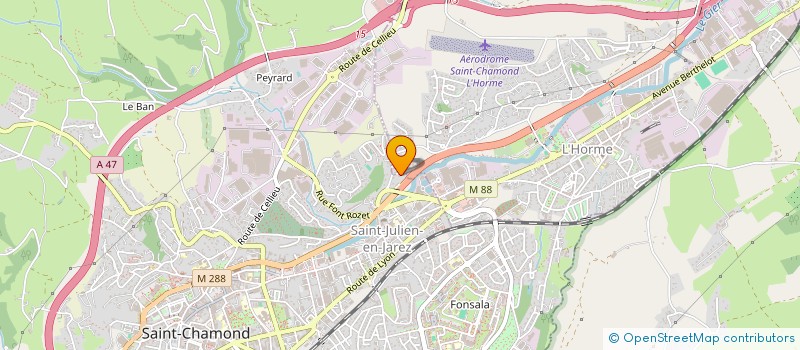 localisation de l'entreprise 538 591 496  à SAINT-CHAMOND