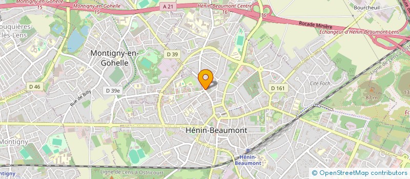 localisation de l'entreprise 538 600 966   VENDIN-LE-VIEIL