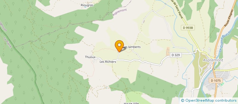 localisation de l'entreprise 538 609 090   ASPREMONT