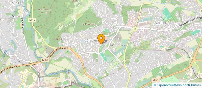 localisation de l'entreprise 538 619 552   CLAPIERS