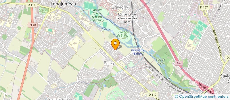 localisation de l'entreprise 538 627 555   LONGJUMEAU