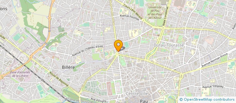 localisation de l'entreprise 538 632 787  à PAU