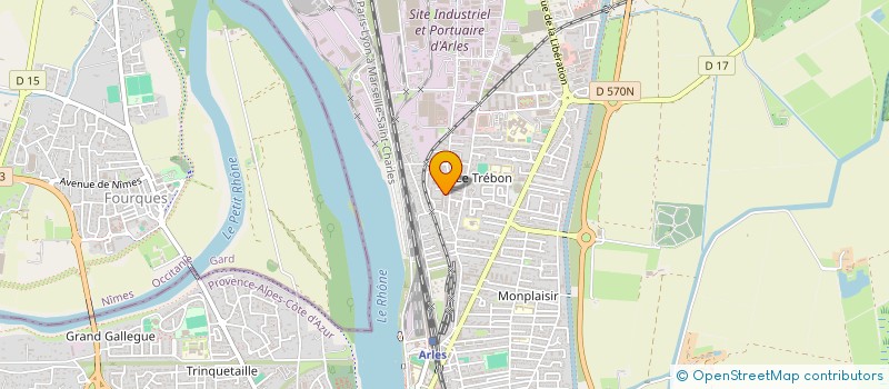 localisation de l'entreprise 538 648 809   ARLES