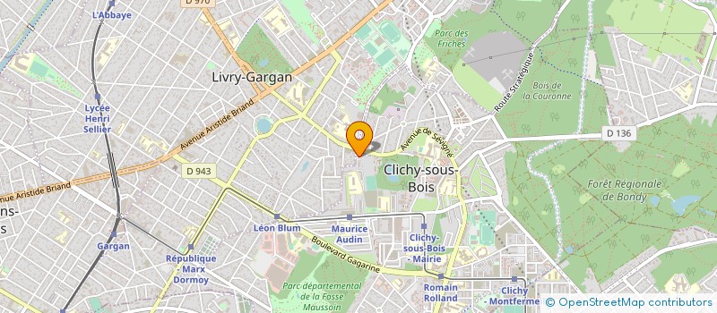 localisation de l'entreprise 538 660 531 à CLICHY-SOUS-BOIS
