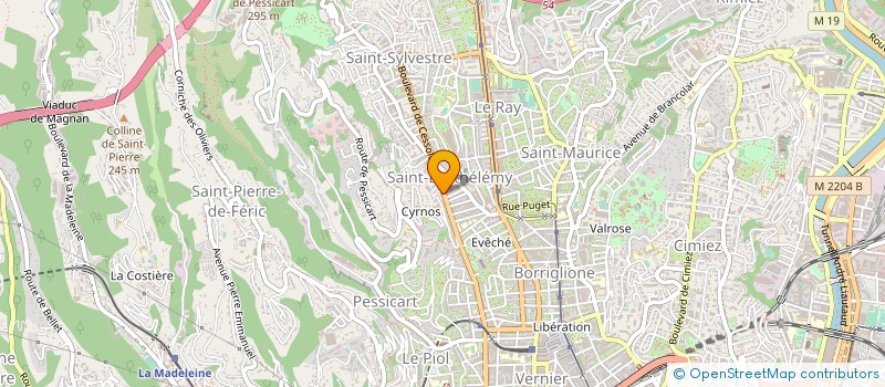 localisation de l'entreprise 538 665 639 à NICE