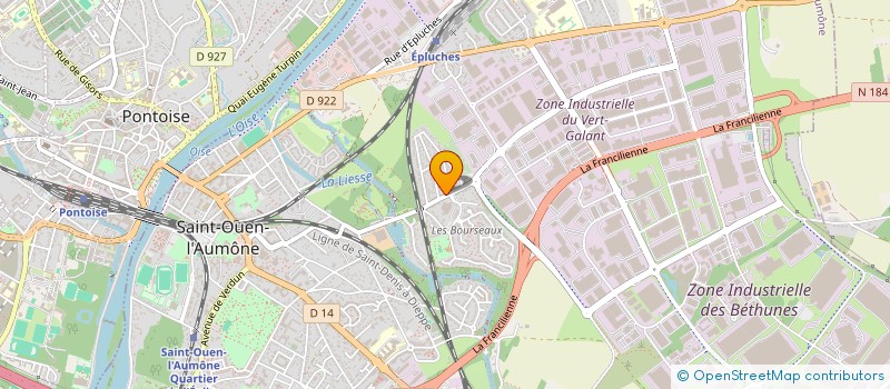 localisation de l'entreprise 538 668 666  à SAINT-OUEN-L'AUMONE