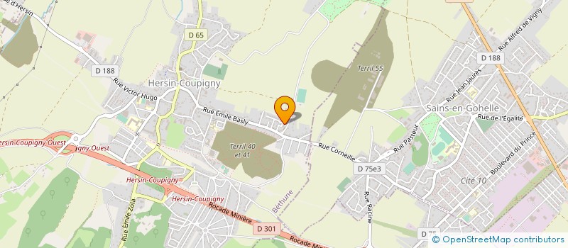 localisation de l'entreprise 538 699 794   HERSIN-COUPIGNY