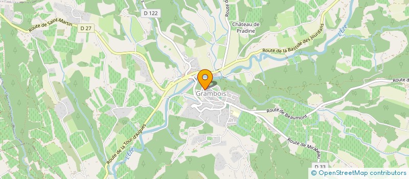 localisation de l'entreprise 538 728 643   LA BASTIDE-DES-JOURDANS