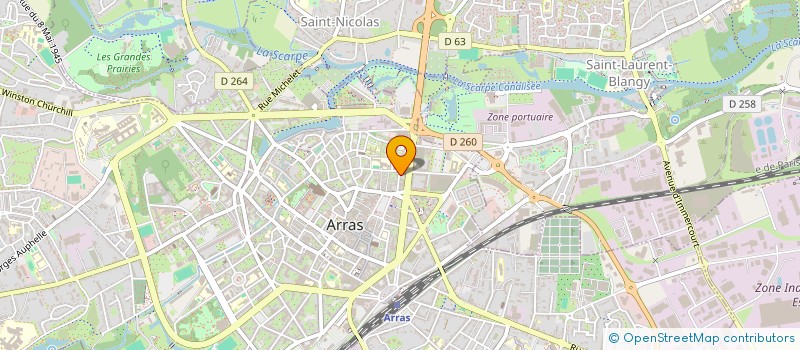 localisation de l'entreprise 538 766 049  à ARRAS