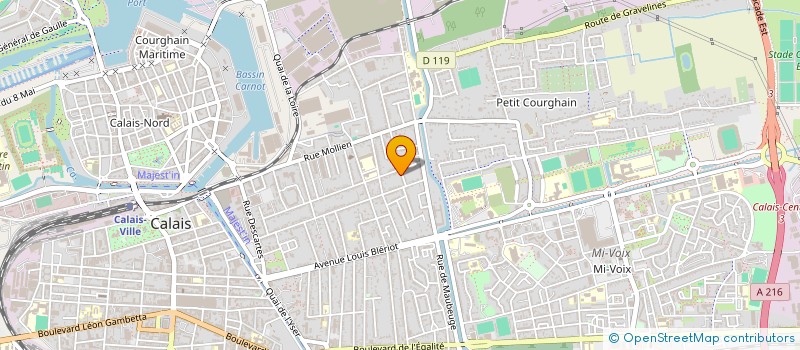 localisation de l'entreprise 538 833 799   CALAIS