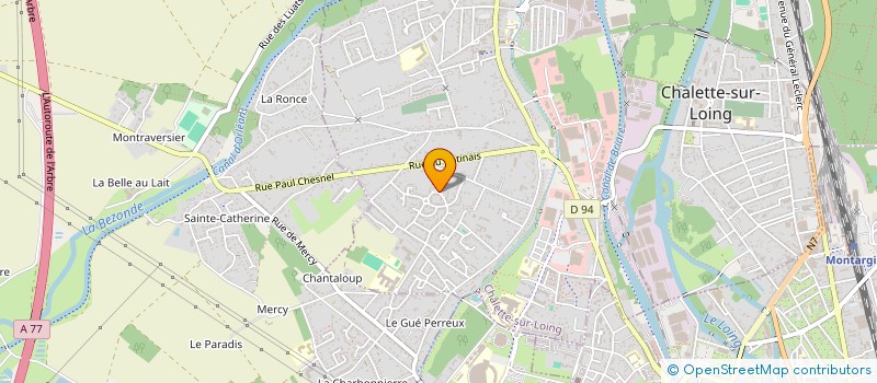 localisation de l'entreprise 538 851 262 à CHALETTE-SUR-LOING
