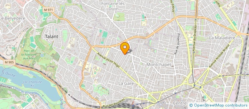 localisation de l'entreprise 538 875 931  à DIJON